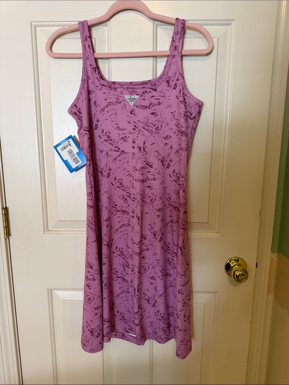 Columbia Lavender Patterned Tank Mini Dress - Picture 4 of 4